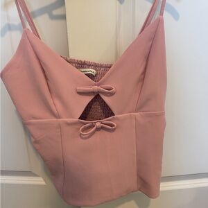 Abercrombie & Fitch Light Pink Blouse